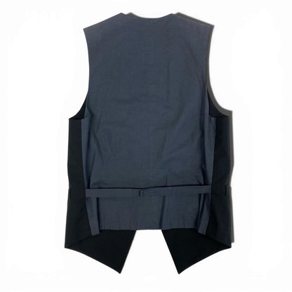 Balenciaga Transformed Gilet Vest Sleeveless Top 36 Black Wool — view 2