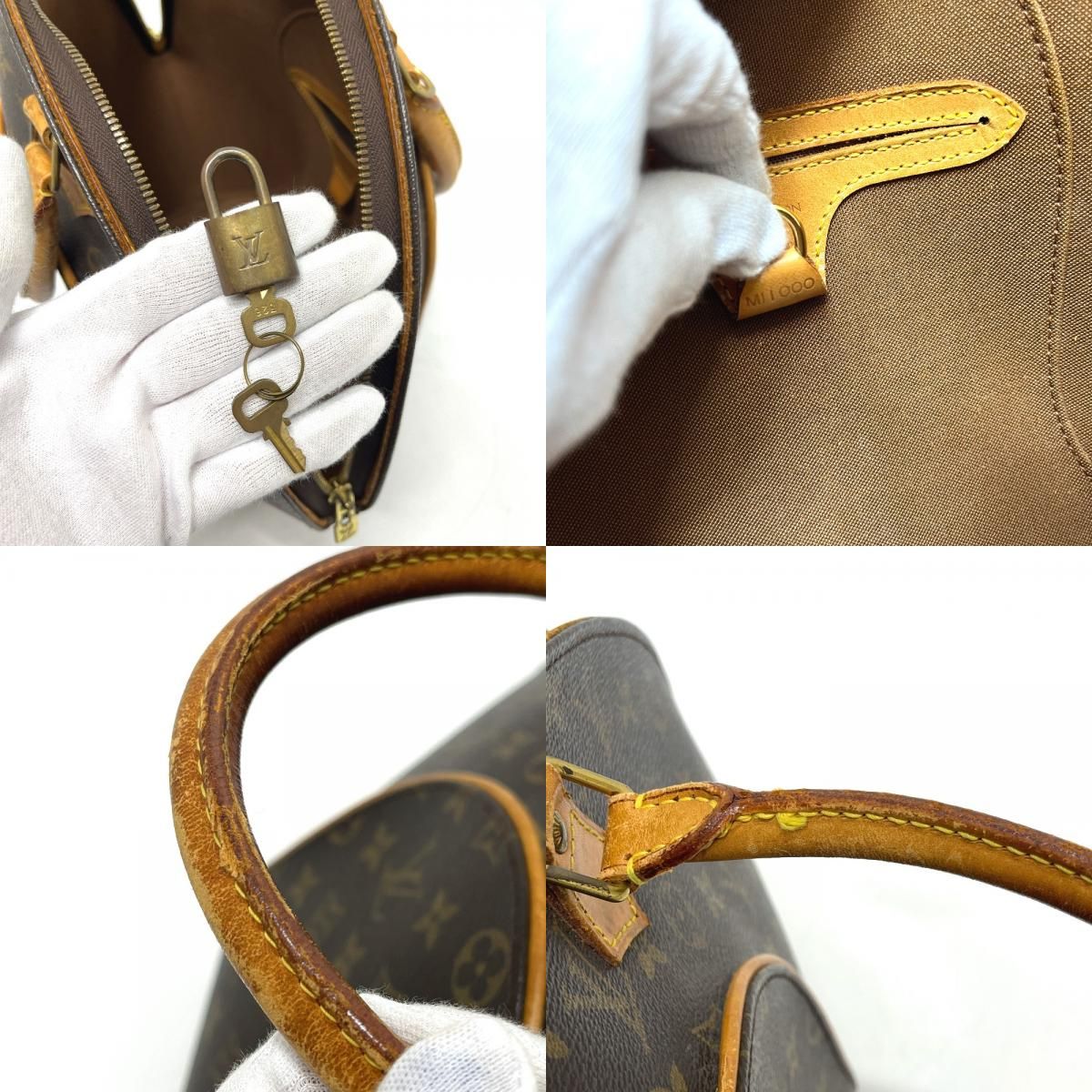 Louis Vuitton Handbag Monogram Canvas Brown — view 9