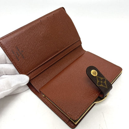 Louis Vuitton Bifold Wallet Porte-Monnaie Viet Viennois Monogram Canvas Brown — view 6