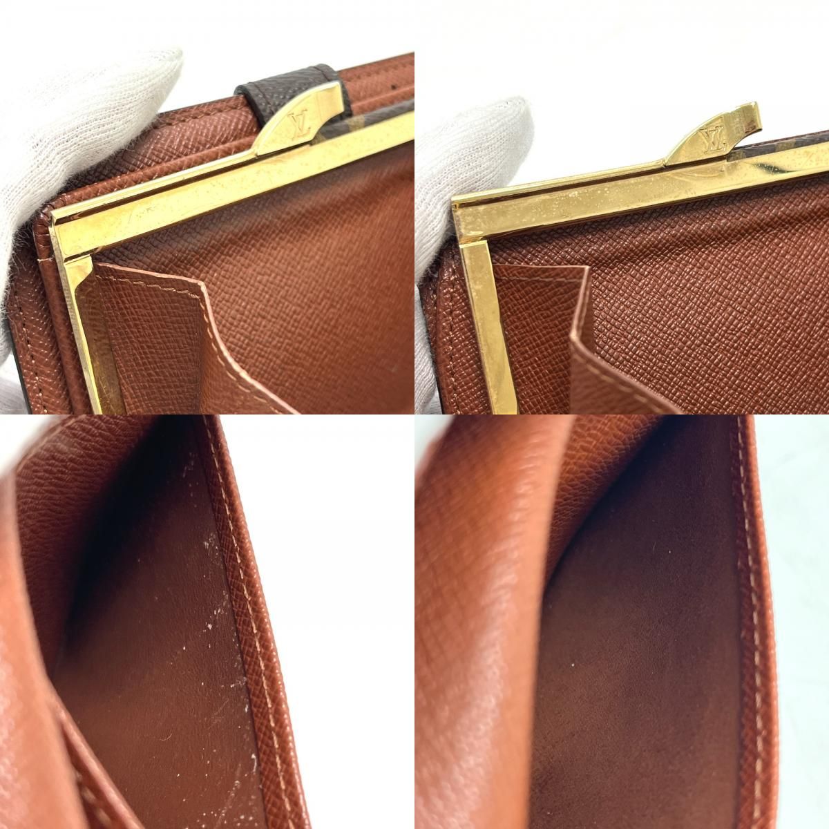 Louis Vuitton Bifold Wallet Porte-Monnaie Viet Viennois Monogram Canvas Brown — view 8
