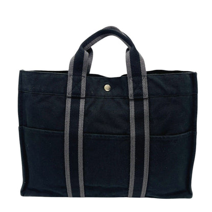 Hermes Handbag Fourre Tout Canvas Black