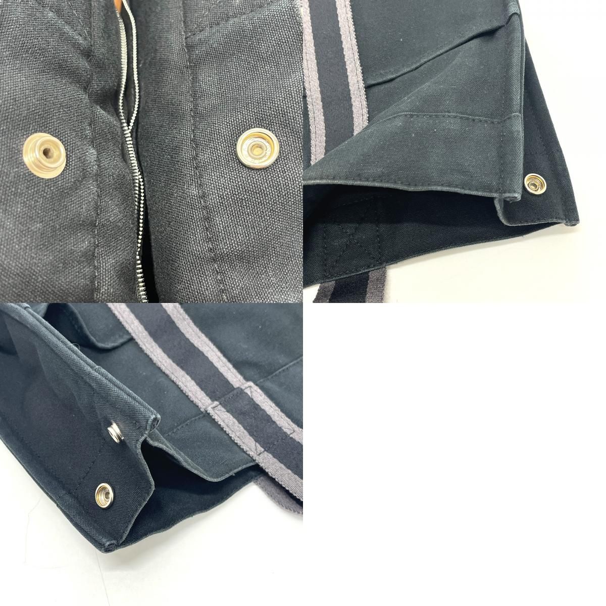Hermes Handbag Fourre Tout Canvas Black — view 9