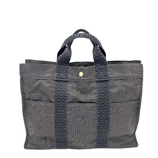 Hermes Handbag Her Line Canvas Gray