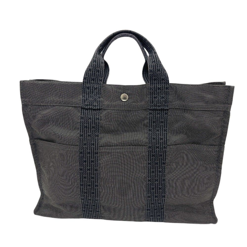 Hermes Handbag Her Line Canvas Gray — view 2