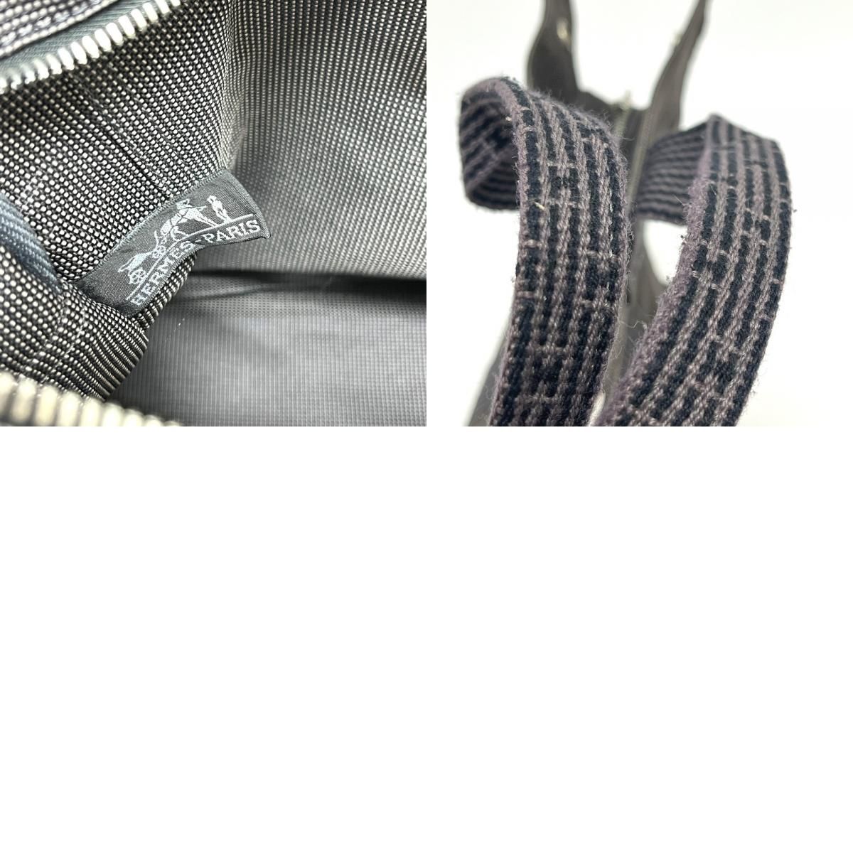 Hermes Handbag Her Line Canvas Gray — view 9