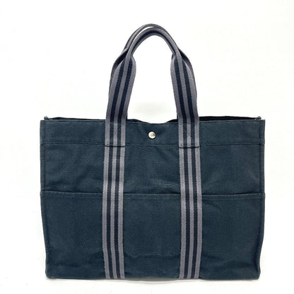 Hermes Handbag Fourre Tout GM Canvas Black