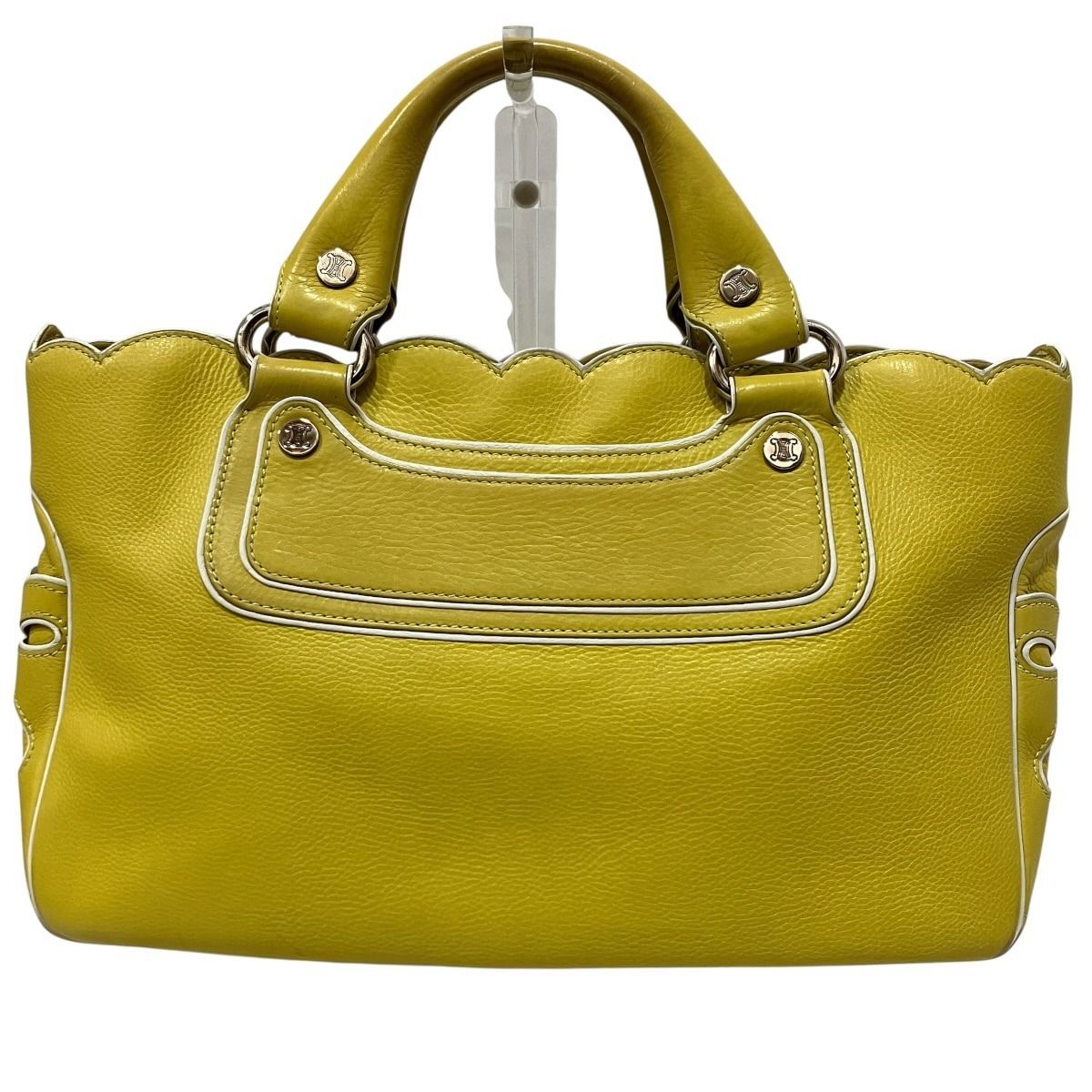 Celine Handbag Leather Yellow — view 2