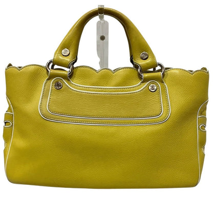 Celine Handbag Leather Yellow — view 2