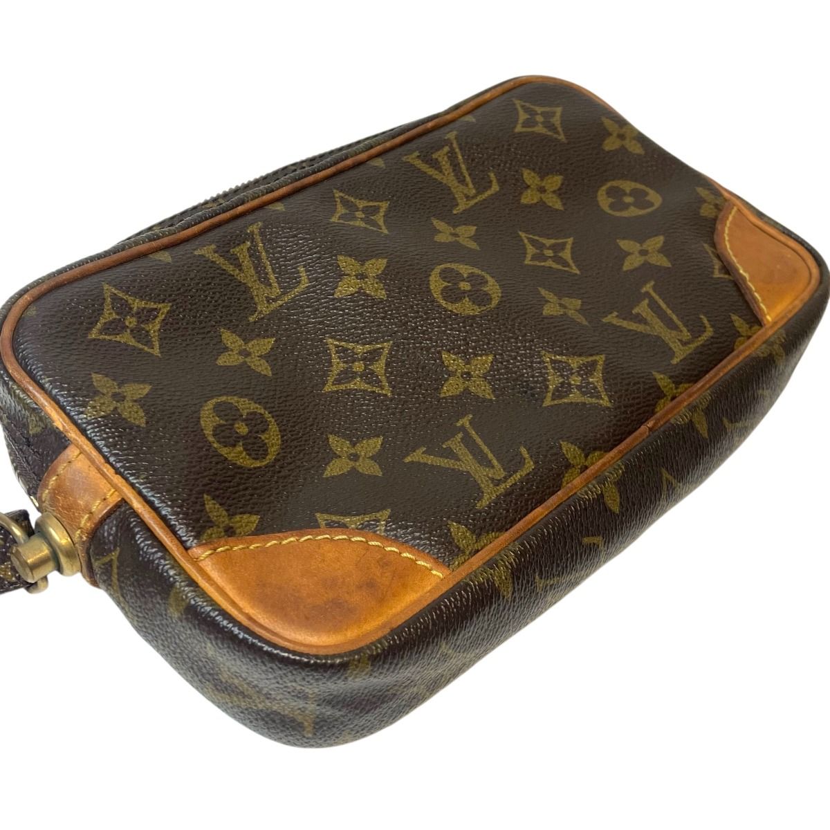 Louis Vuitton Dragonne PM Monogram Clutch Canvas — view 7