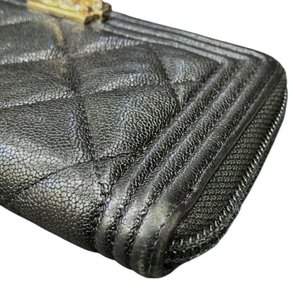Chanel Boy Wallet Caviar Leather — view 8