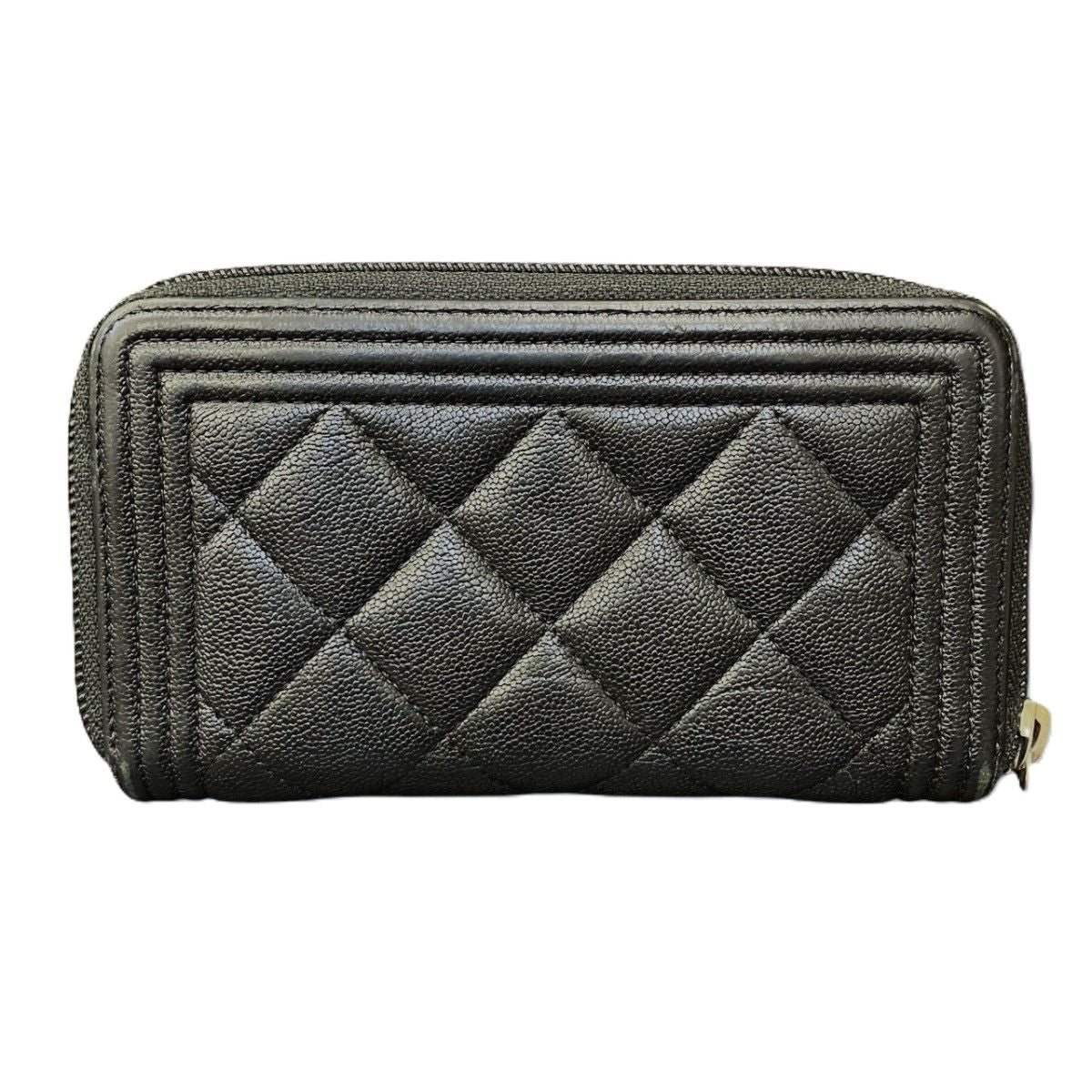 Chanel Boy Wallet Caviar Leather — view 2