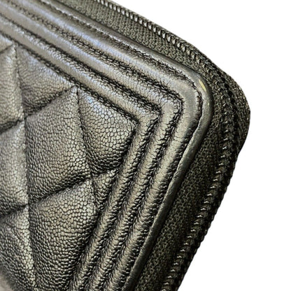Chanel Boy Wallet Caviar Leather — view 9