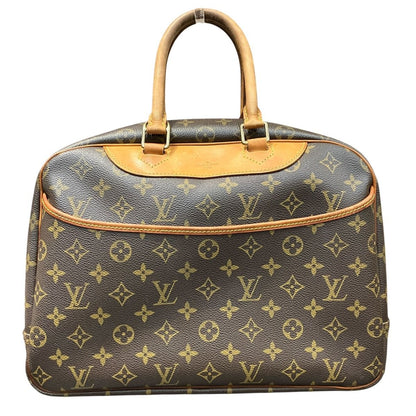 Louis Vuitton Deauville Monogram Handbag Leather