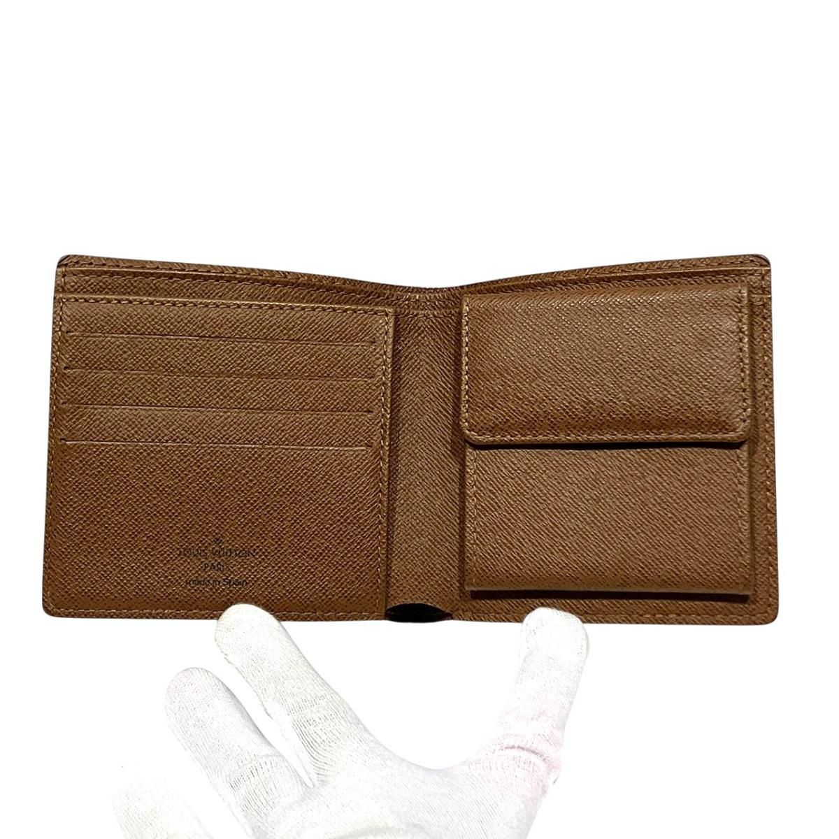 Louis Vuitton Portefeuille Marco Monogram Bifold Wallet Canvas — view 3