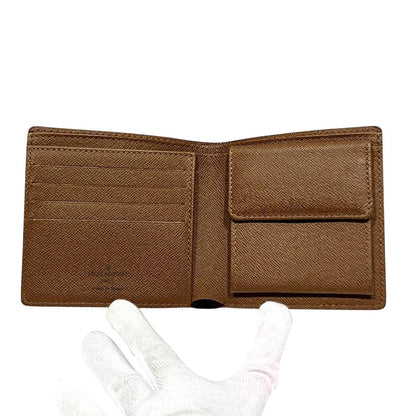 Louis Vuitton Portefeuille Marco Monogram Bifold Wallet Canvas — view 3