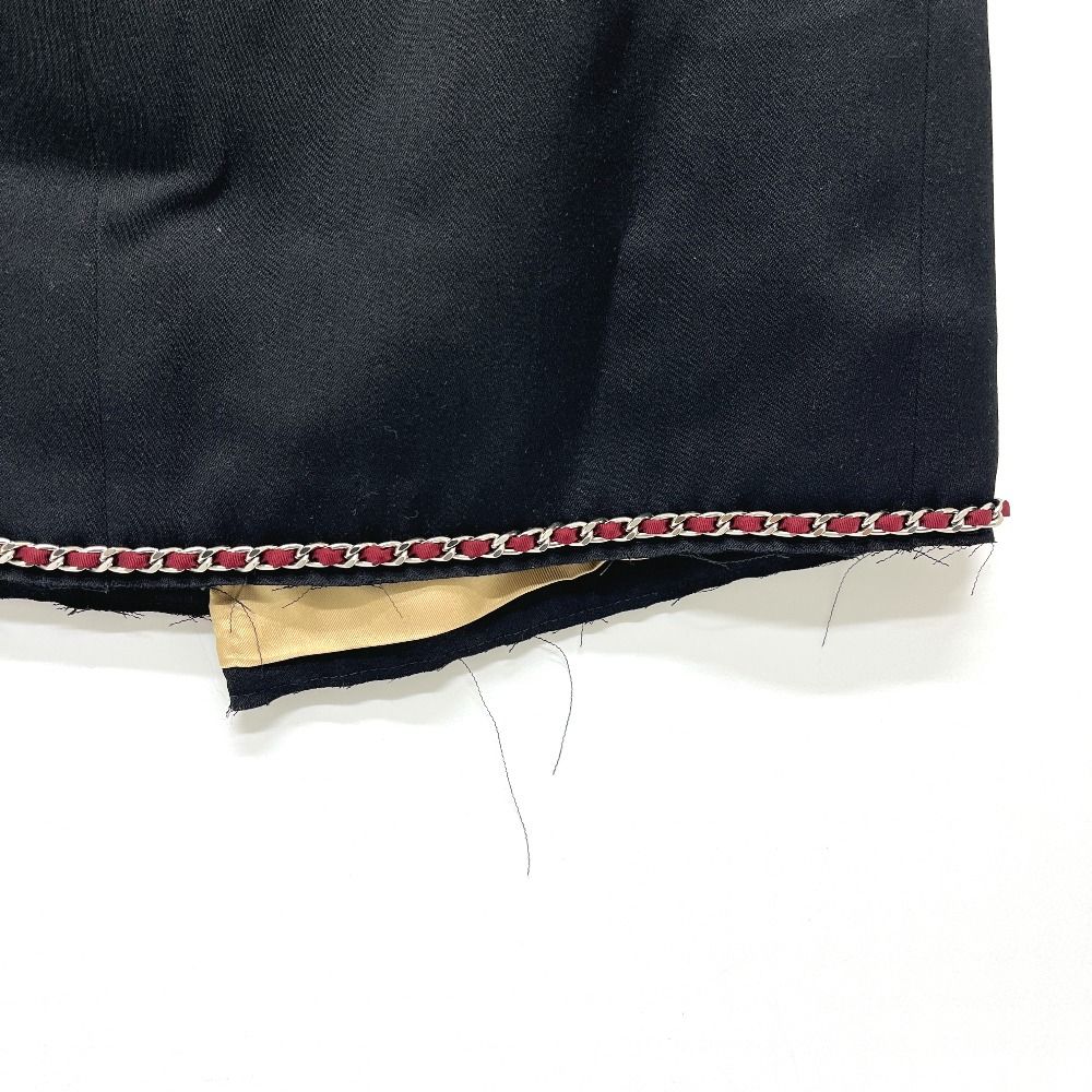 Chanel Skirt Midi Rayon Black — view 4