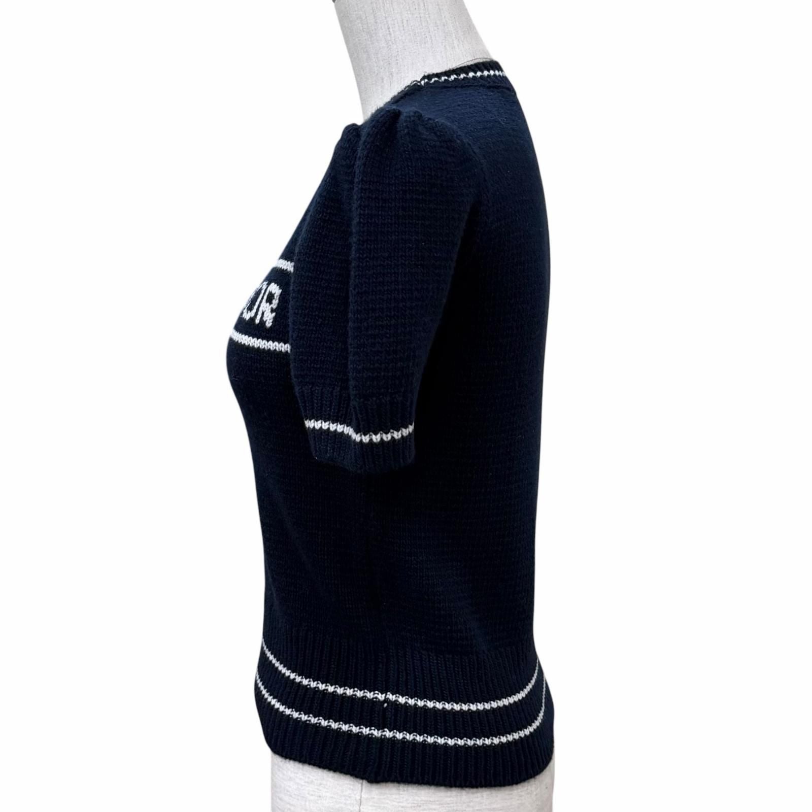 Dior Wool Cashmere Blend Logo Sweater — view 2