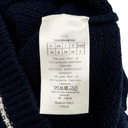Dior Wool Cashmere Blend Logo Sweater — view 6