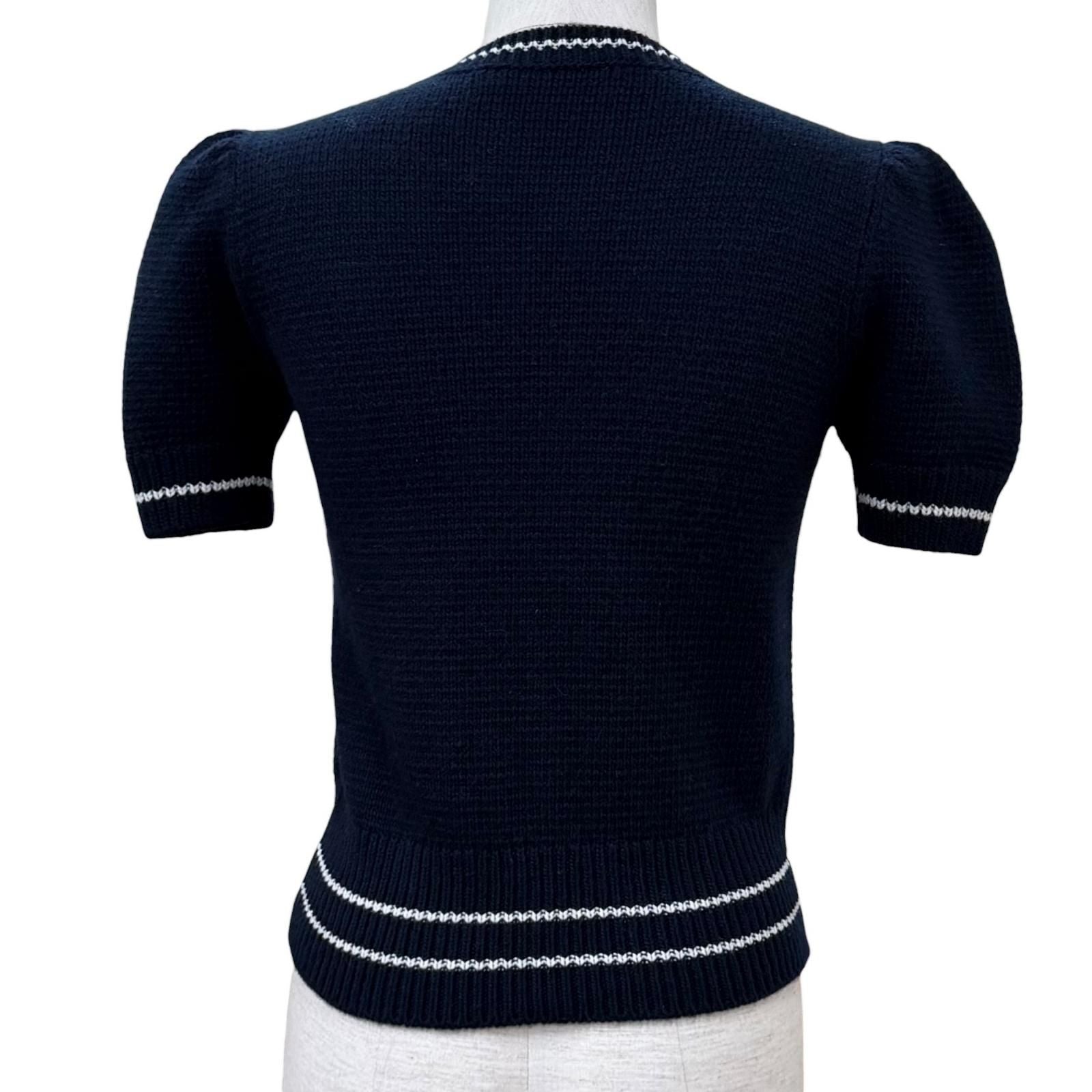 Dior Wool Cashmere Blend Logo Sweater — view 3