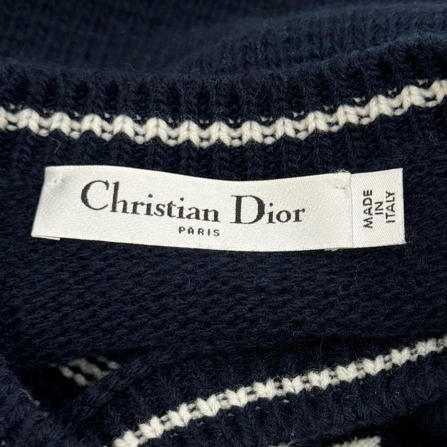 Dior Wool Cashmere Blend Logo Sweater — view 5