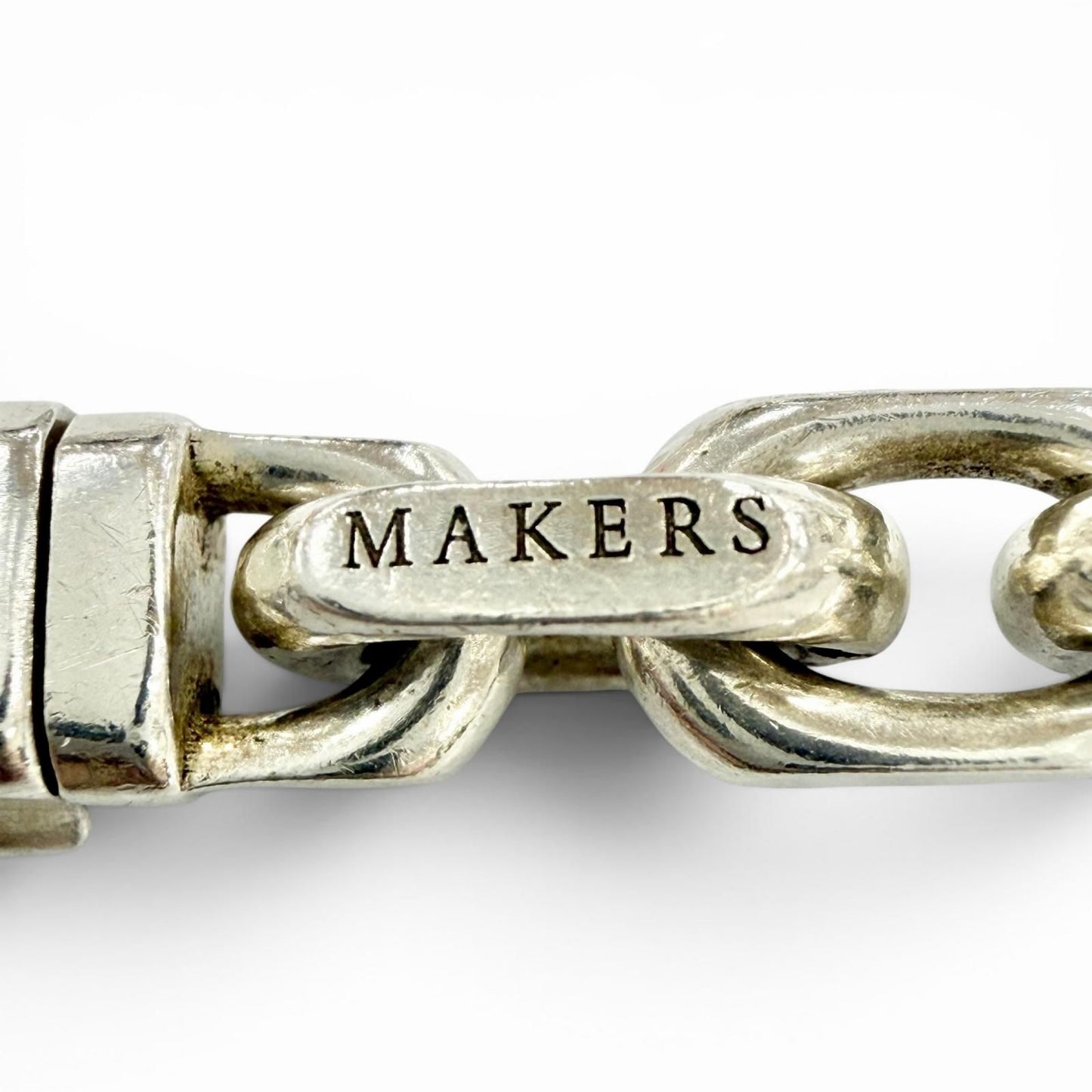 Tiffany & Co Makers Narrow Chain 925 18k Small 18 cm Bracelet Silver Gold — view 5