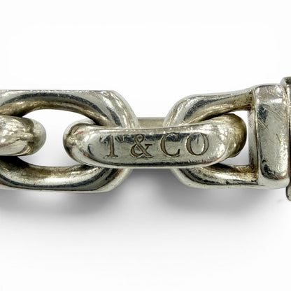 Tiffany & Co Makers Narrow Chain 925 18k Small 18 cm Bracelet Silver Gold — view 6