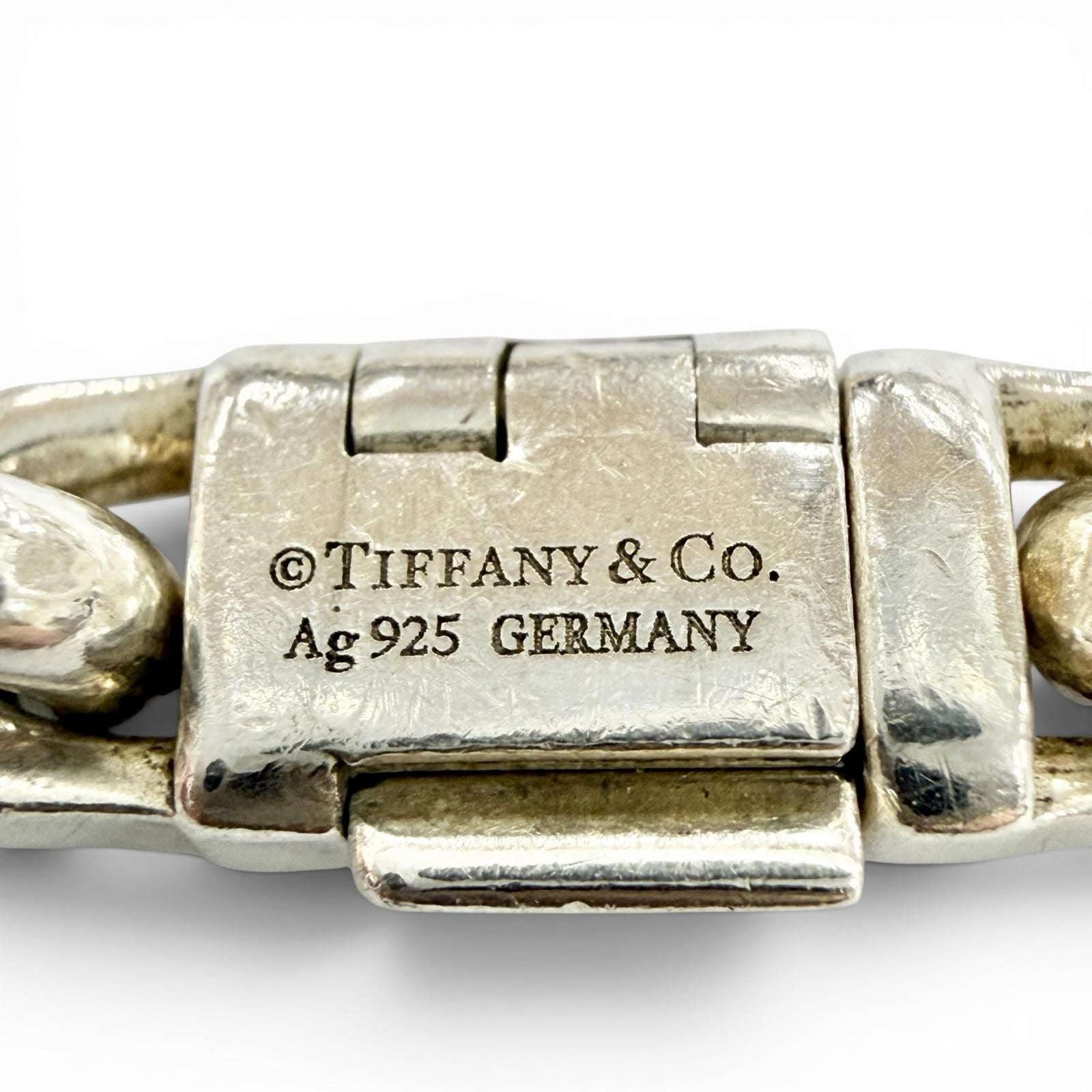 Tiffany & Co Makers Narrow Chain 925 18k Small 18 cm Bracelet Silver Gold — view 8
