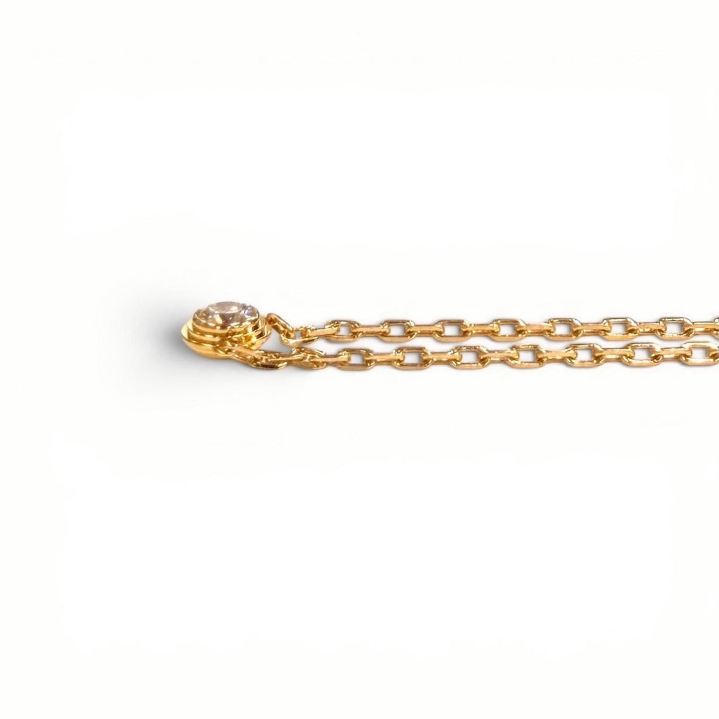 Cartier d'Amour SM Diamond 41.3 cm Necklace Pink Gold — view 6