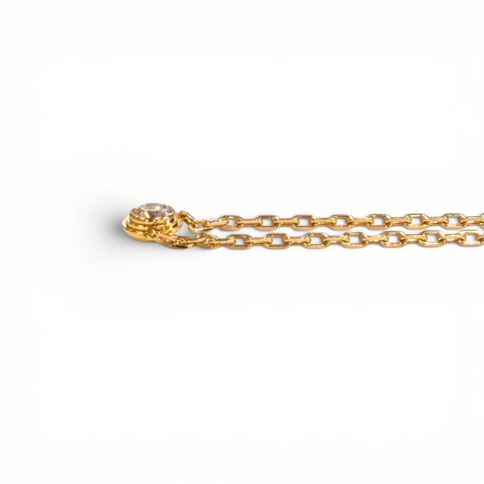 Cartier d'Amour SM Diamond 41.3 cm Necklace Pink Gold — view 6