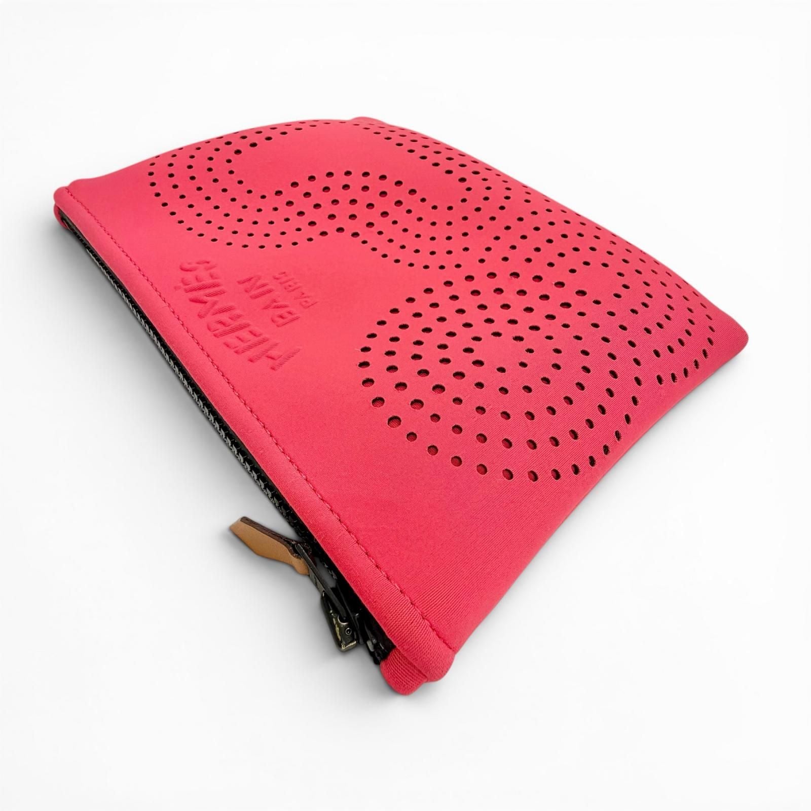 Hermes Neobain Zeno Soleil Pouch Makeup Pink Black — view 3