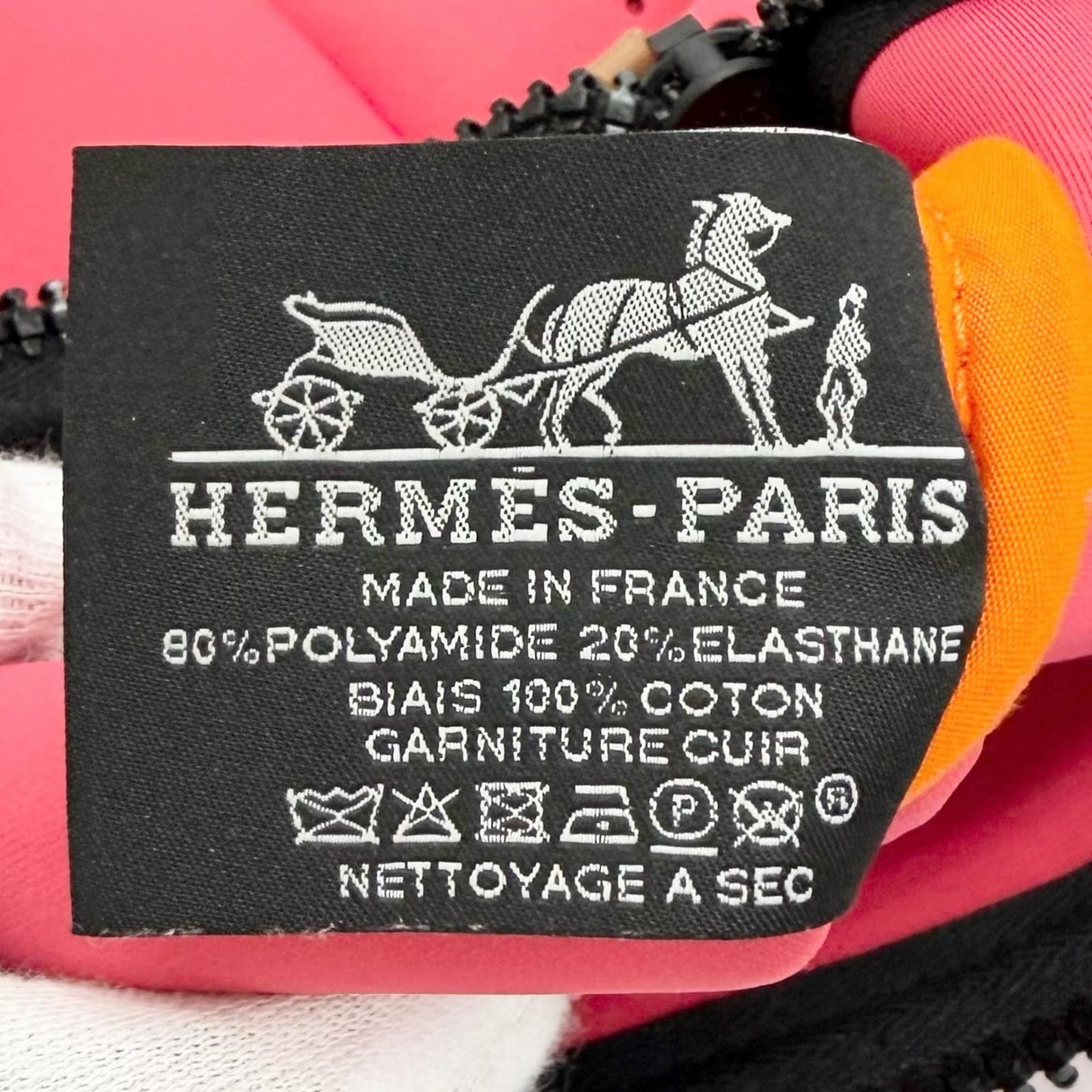 Hermes Neobain Zeno Soleil Pouch Makeup Pink Black — view 8