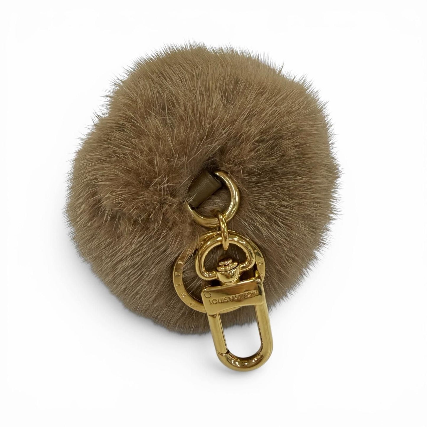 Louis Vuitton Porte Cles Brea Vison Mink Key Holder Bag Charm Brown Gold — view 3