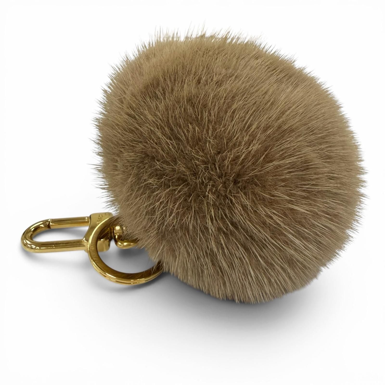 Louis Vuitton Porte Cles Brea Vison Mink Key Holder Bag Charm Brown Gold — view 4