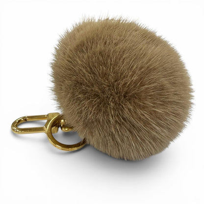 Louis Vuitton Porte Cles Brea Vison Mink Key Holder Bag Charm Brown Gold — view 4