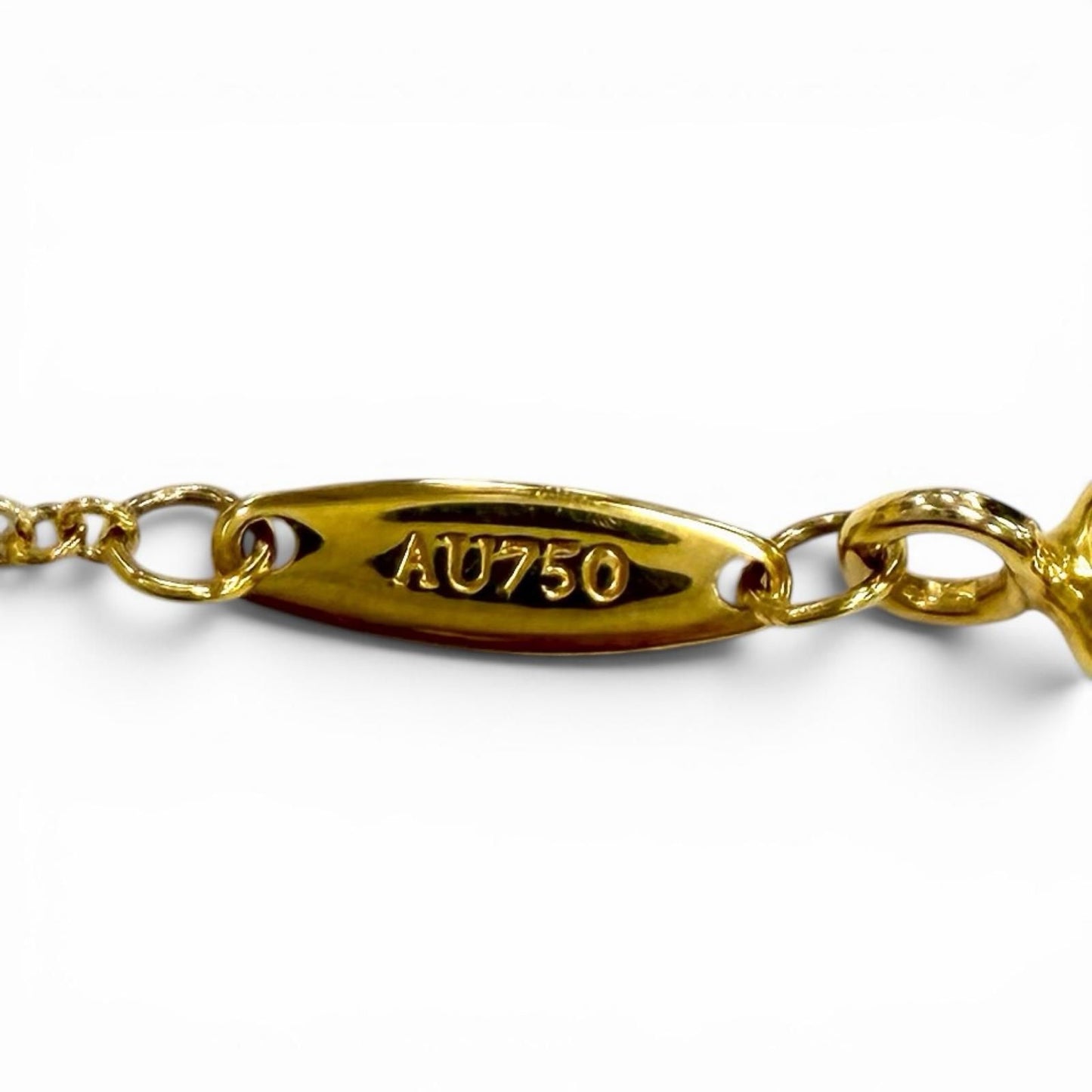 Tiffany & Co Elsa Peretti by the Yard Diamond Necklace 750 Diameter 3.4 Yellow — view 7