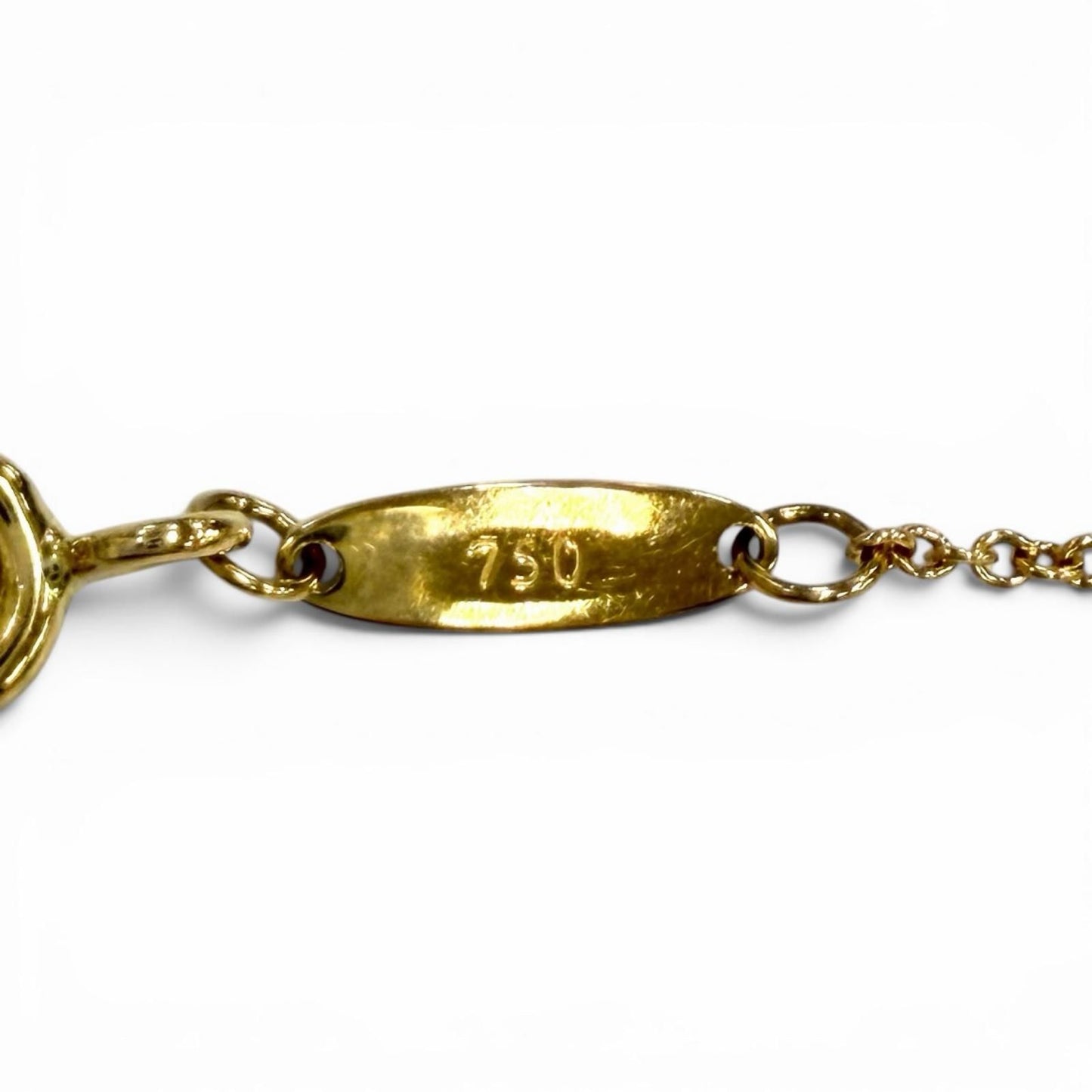 Tiffany & Co Elsa Peretti by the Yard Diamond Necklace 750 Diameter 3.9 Yellow — view 7
