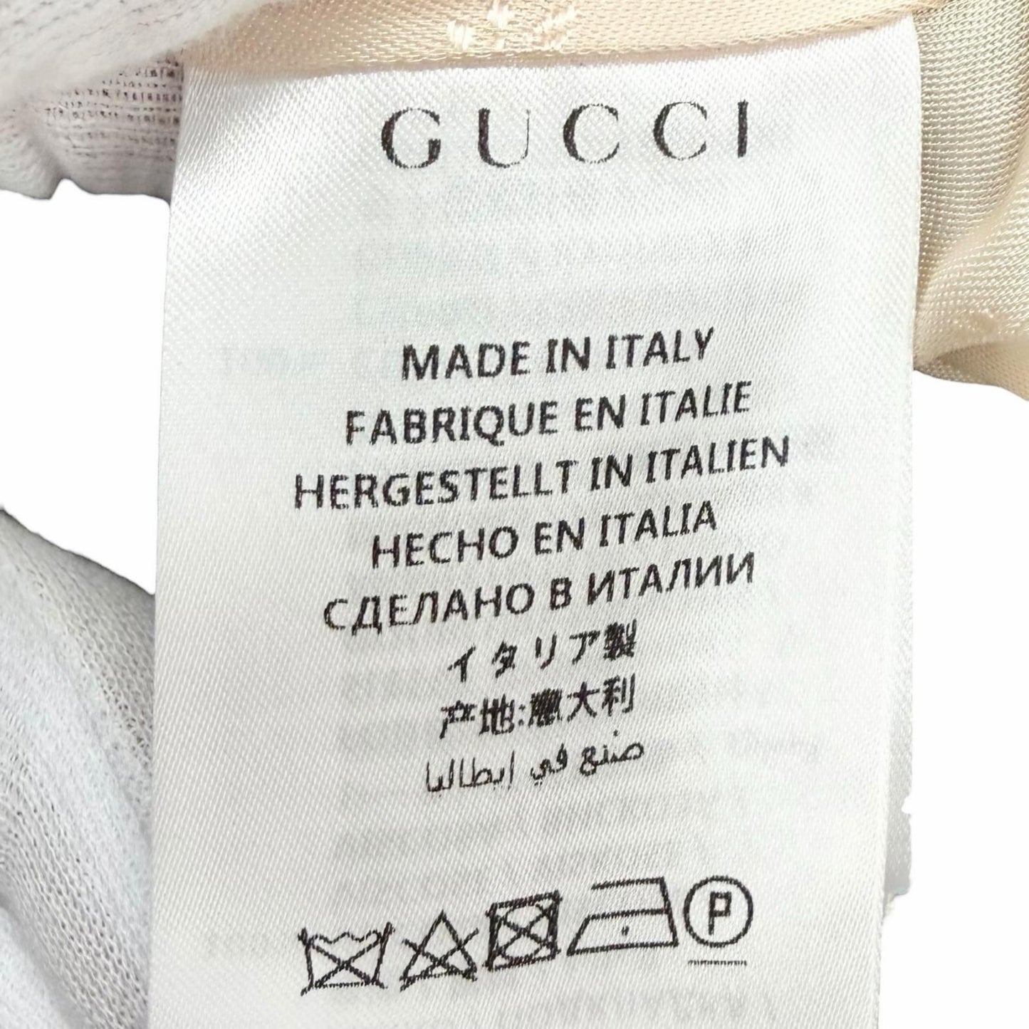 Gucci Wool Check Pattern Peak Lapel Double Button Jacket Navy Ivory 40 Recommend — view 9