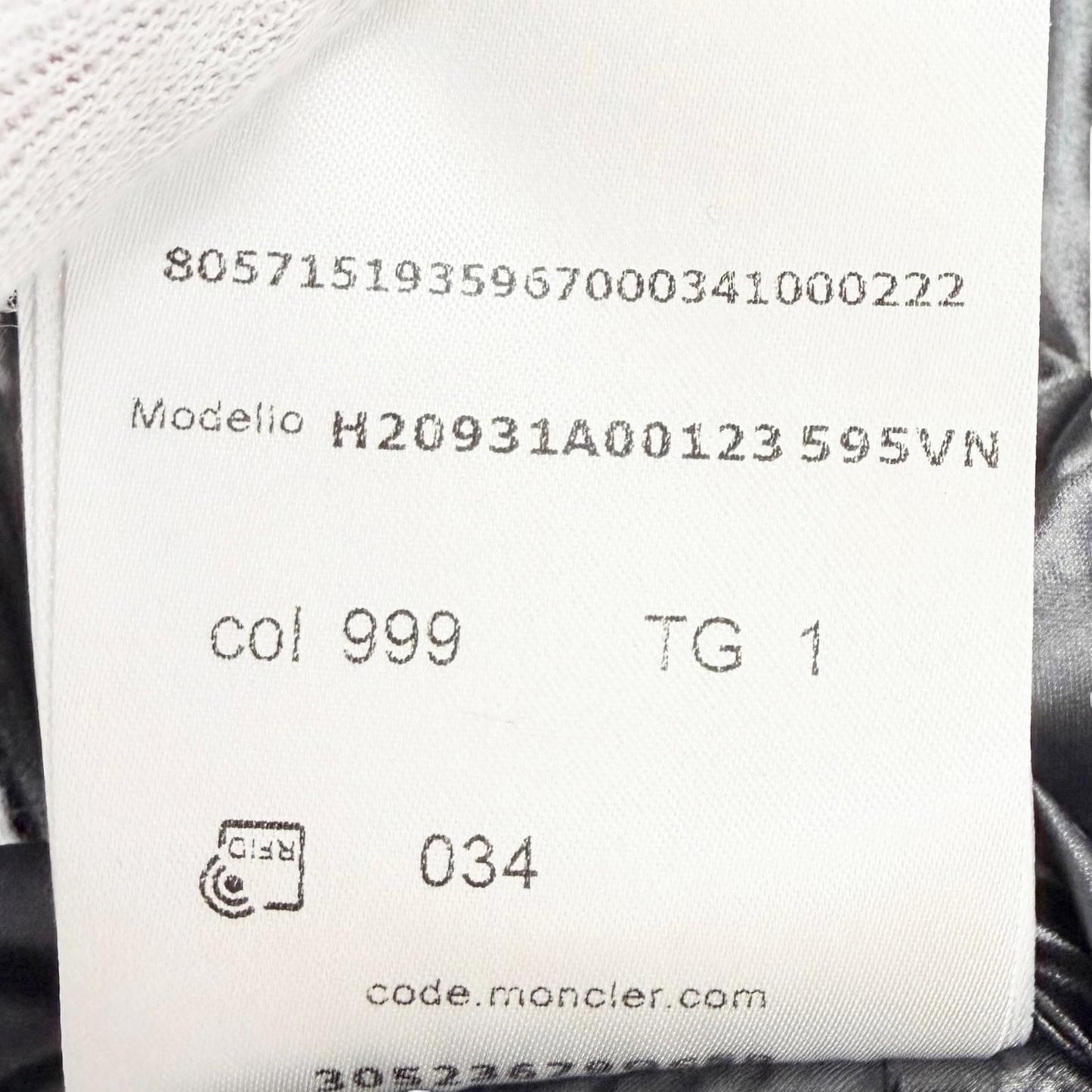 Moncler Grandval Letter Ring Logo All Over Pattern Patch Hooded Down Jacket
