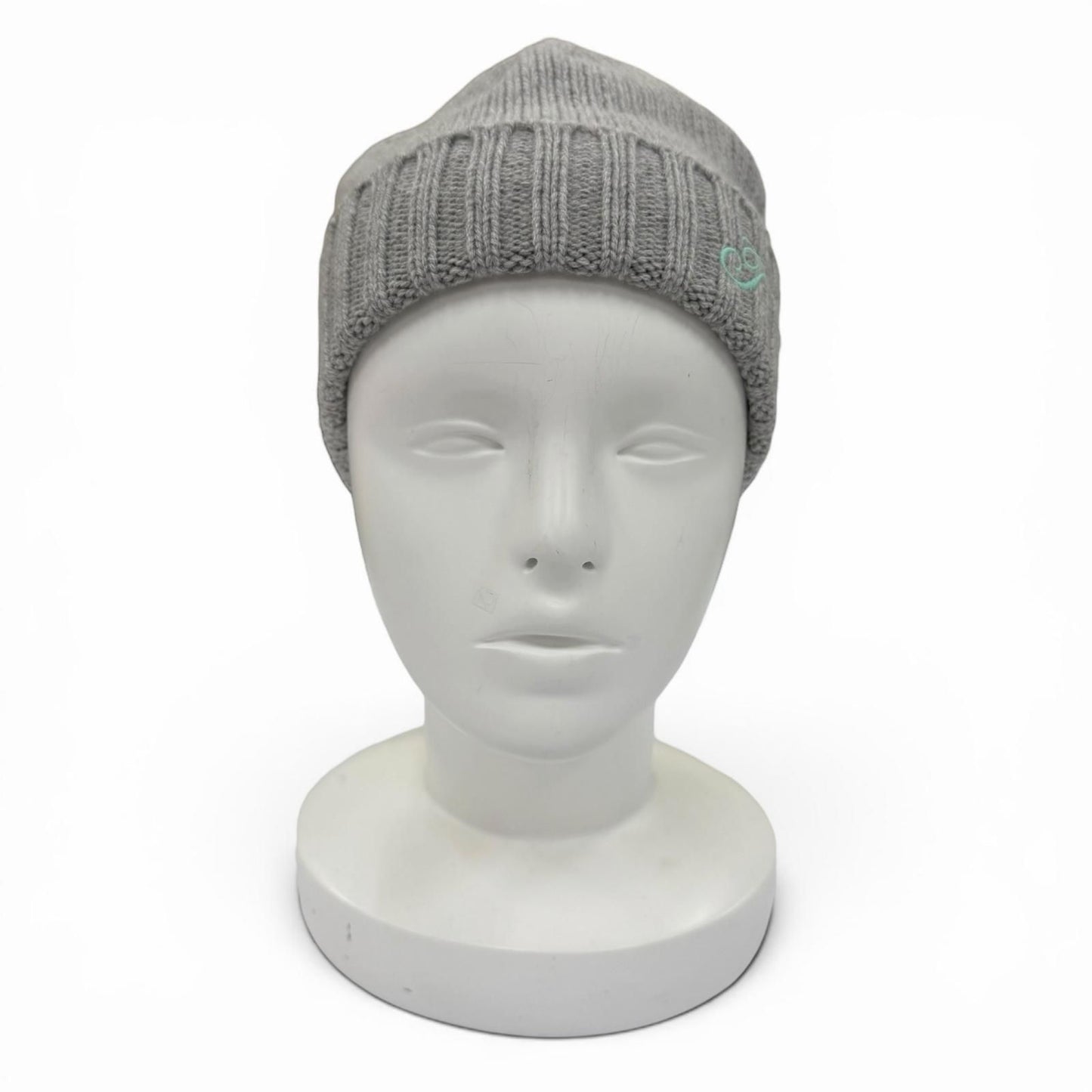 Tiffany & Co Cashmere Scarf Knit Cap 2 Piece Set Gray — view 8