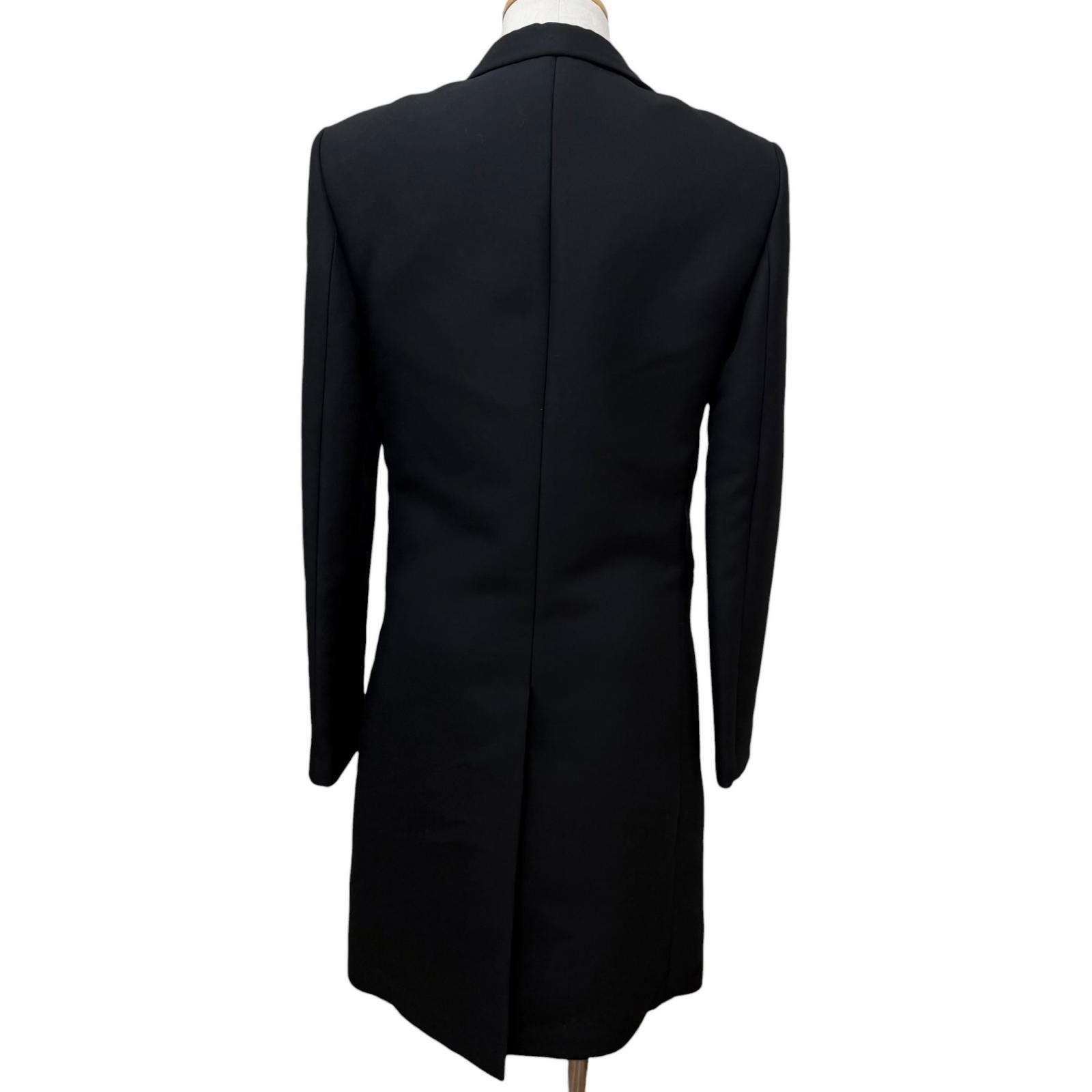 Balenciaga 100% Nicola Ghesquier Era Double Breasted Coat Black 48 — view 4
