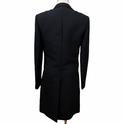 Balenciaga 100% Nicola Ghesquier Era Double Breasted Coat Black 48 — view 4