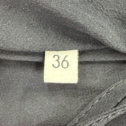 Gucci Lambskin Long Length Pleated Skirt Metallic Pink 36 Hanger — view 7