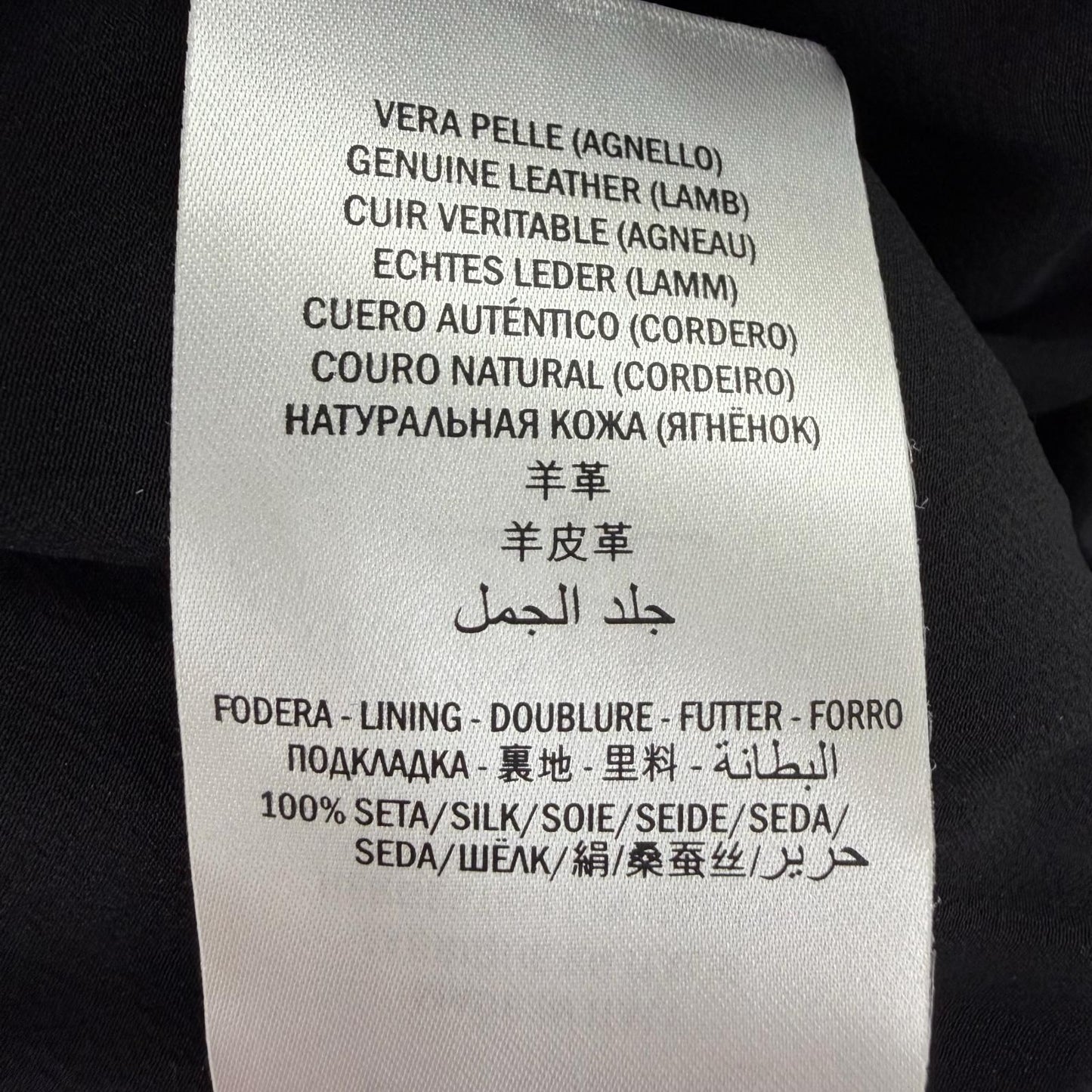 Gucci Lambskin Long Length Pleated Skirt Metallic Pink 36 Hanger — view 9
