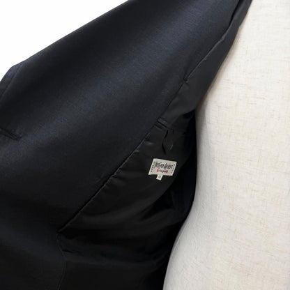 Saint Laurent Vintage Silk Blend First Era Rive Gauche Trench Coat Charcoal — view 3