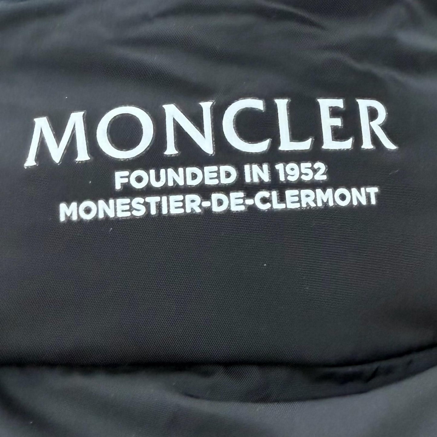Moncler Peuplier Hooded Logo Patch Double Zip Up Jacket Blue Black 2 Items — view 7