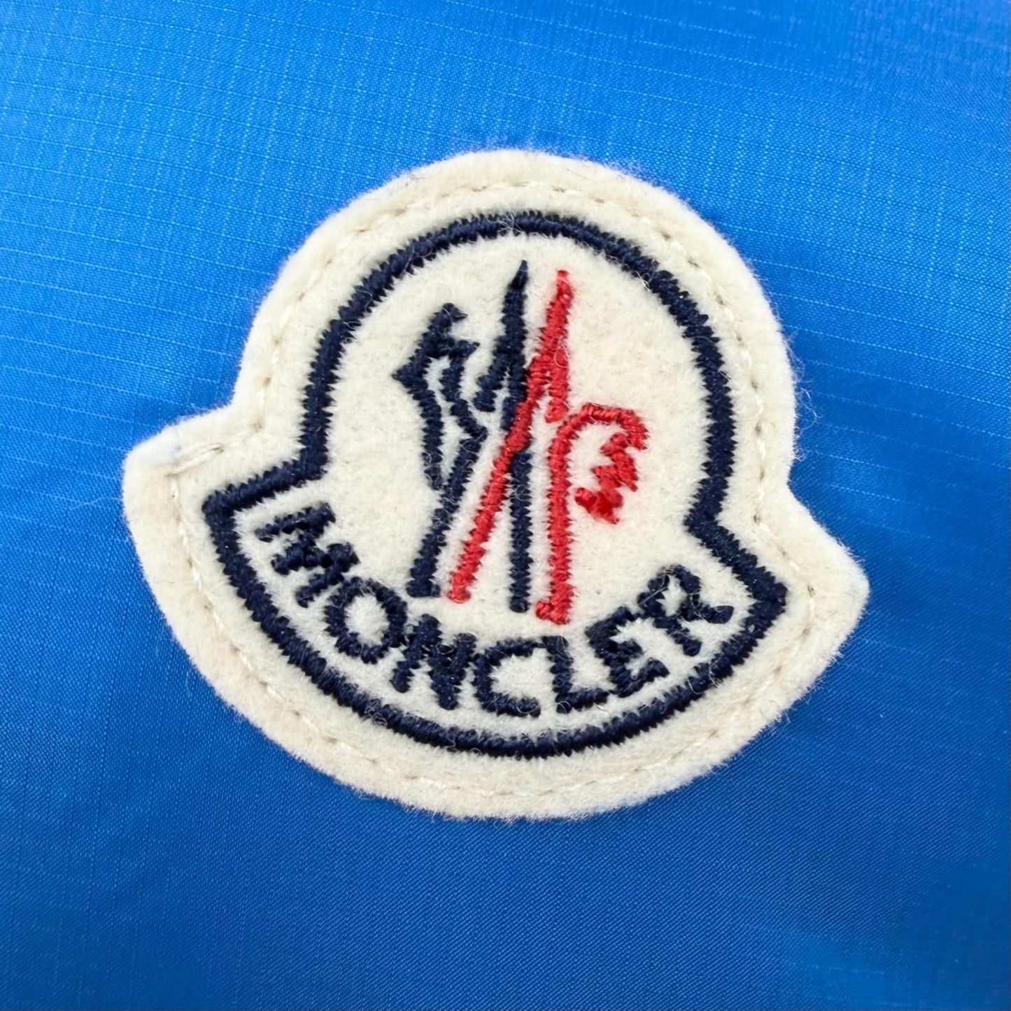 Moncler Peuplier Hooded Logo Patch Double Zip Up Jacket Blue Black 2 Items — view 6