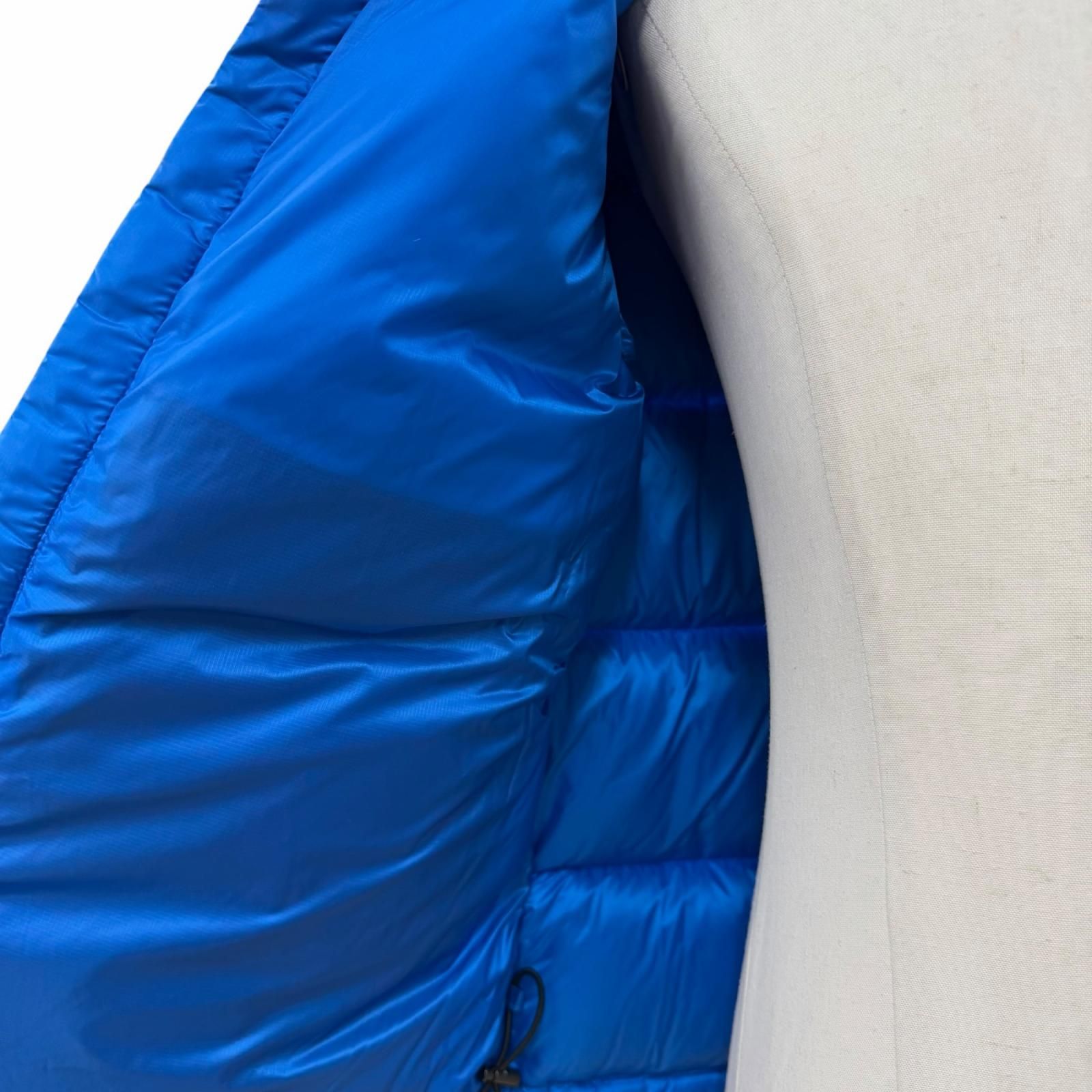 Moncler Peuplier Hooded Logo Patch Double Zip Up Jacket Blue Black 2 Items — view 5
