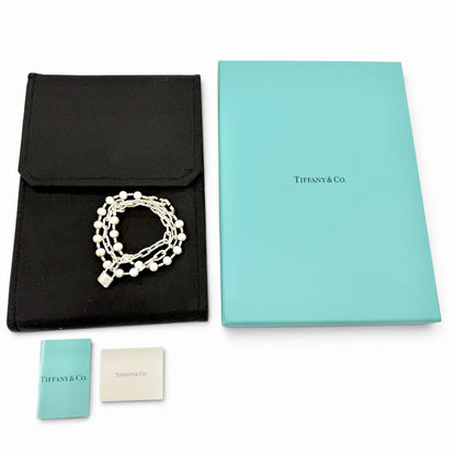 Tiffany & Co Pearl Lock Necklace Bracelet 2-Way Silver — view 2