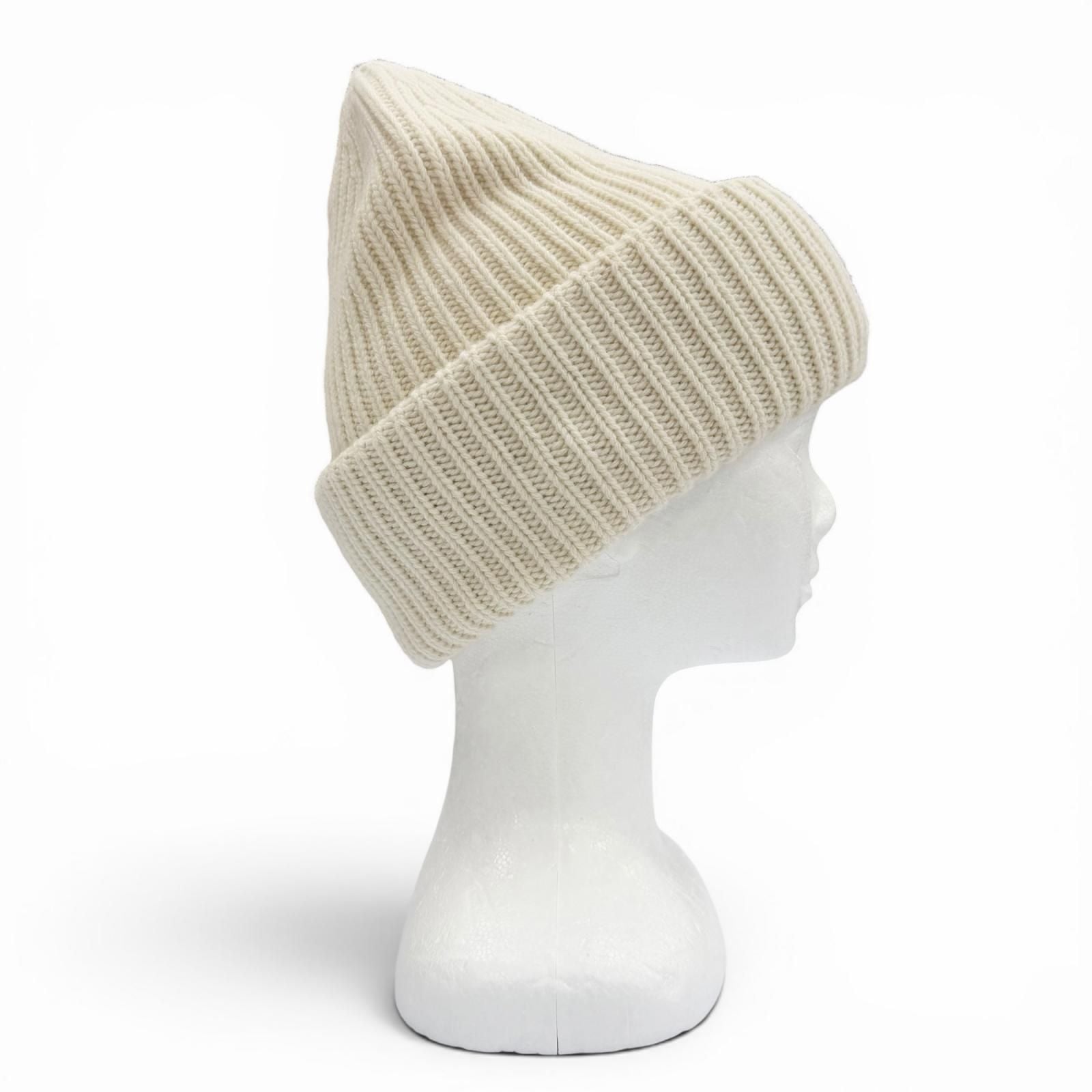 Bvlgari Moncler Genius 8 Palm Angels 8 Wool Hat with Patch Knit Cap Ivory — view 5