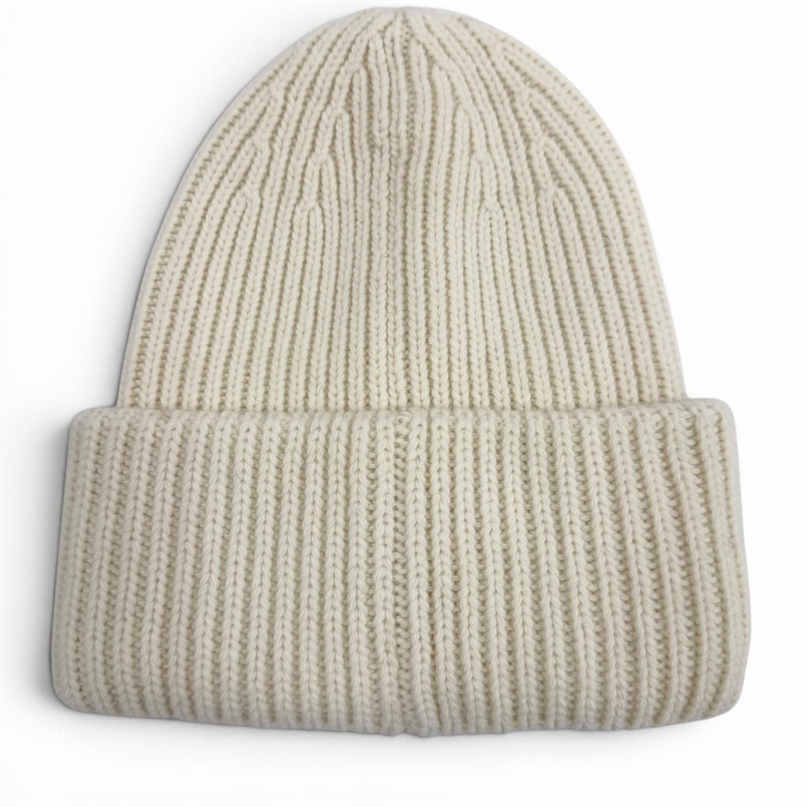 Bvlgari Moncler Genius 8 Palm Angels 8 Wool Hat with Patch Knit Cap Ivory — view 6